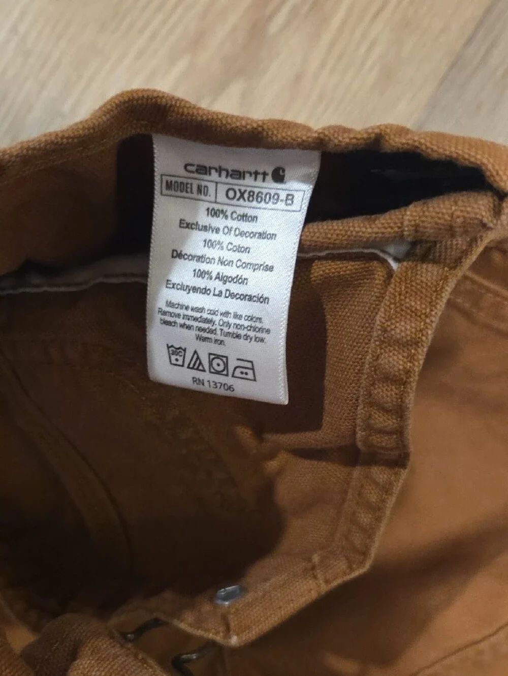 Carhartt Kids Rust Brown Workwear Overalls